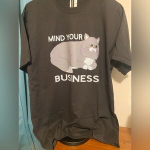 NWT!! MIND YOUR BUSINESS- Mr. Business tee